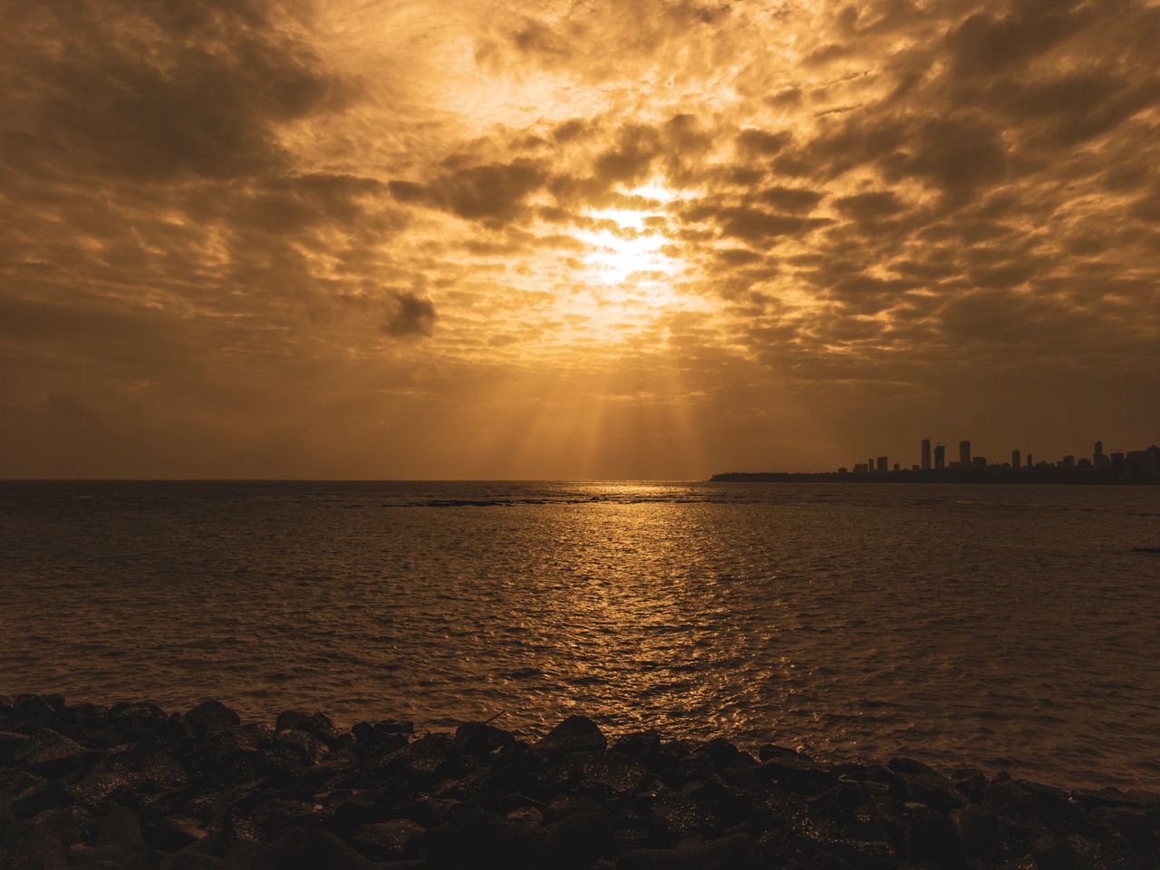 Mumbai skyline