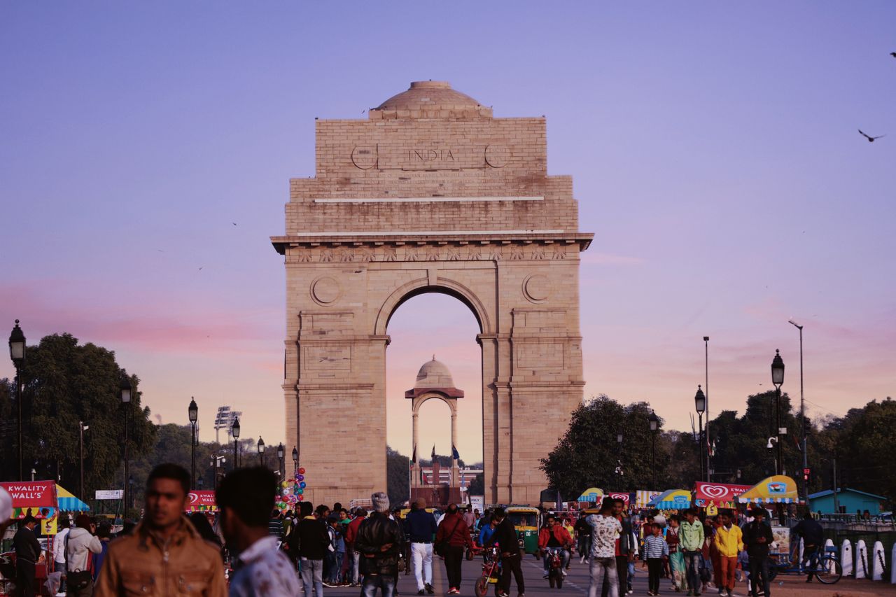 Delhi skyline